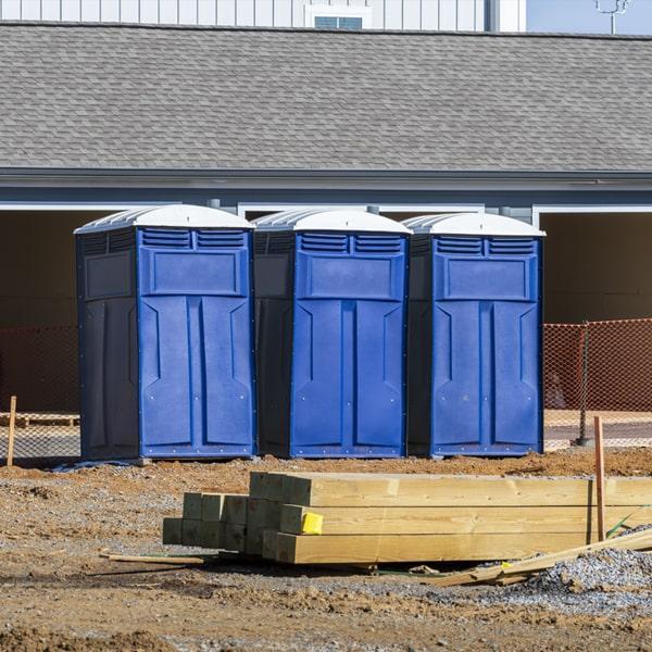 Heavy-duty construction site porta potty in Gallup, New Mexico